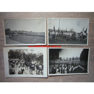 4 x Foto Sturmschar um 1930 (Jugendoganisation)