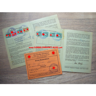 3 x DAF Arbeitsfront - ID cards