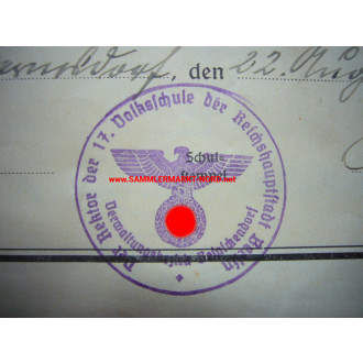 2 x Berlin - free swimmer certificate 1938/39