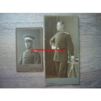 2 x cabinet photo - Imperial Navy - Sea Battalion