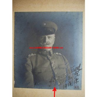 General OTTO FREIHERR VON HÜGEL (Pour le Merite) - Autograph