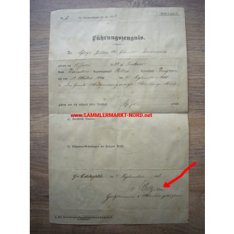 Hauptmann VON WELTZIEN - Autograph - Kommandeur Garde-MG-Abteilung Nr. 2