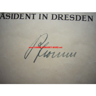 SS-Brigadeführer KARL PFLOMM - Polizeipräsident von Dresden - Autographen