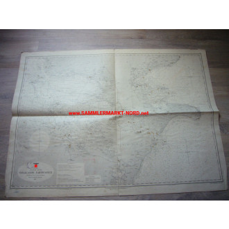 Kriegsmarine Seekarte - Smaalands Fahrwasser (Dänemark) 1940