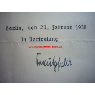 Justice Examination Office - Vice President KURT CREUTZFELDT - Autograph