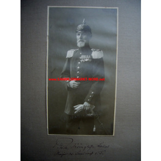 3 x Portrait Preußen - Major der Landwehr PITSCH