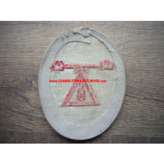 Kriegsmarine sleeve badge for special rangefinder training with special and Fla-E measurement training