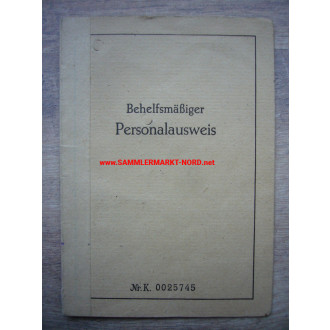 Stadt Berlin - Behelfsmäßiger Personalausweis 1948