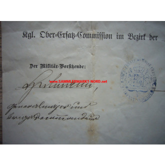 Major General JOHANN RITTER VON HEILMANN (Bavaria) - autograph