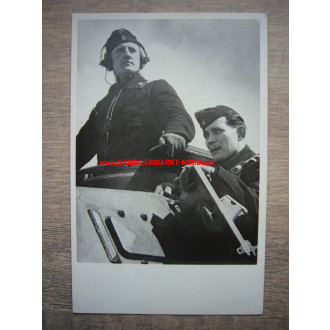 Panzermänner bahnen den Weg - Postkarte