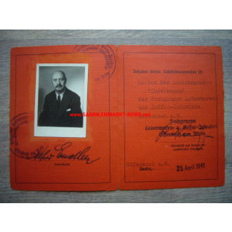 Organisation der gewerblichen Wirtschaft - Ausweis 1941