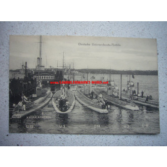 Deutsche Unterseeboots-Flottille - Postkarte