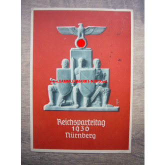 NSDAP Party Rally 1936 Nuremberg - Postcard