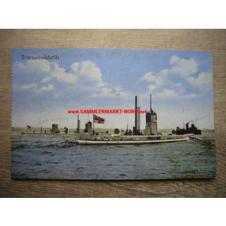 Kaiserliche Marine - U-Bootsflottille - Postkarte