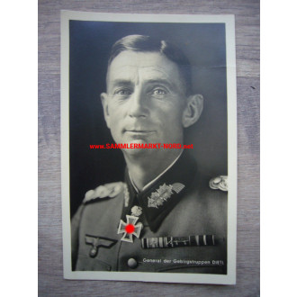 General EDUARD DIETL - Postkarte