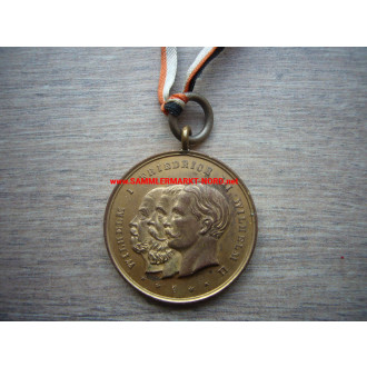 Medaille - Schierstein 1896 - Erinnerung an den Fahnenweihe vom Militärverein
