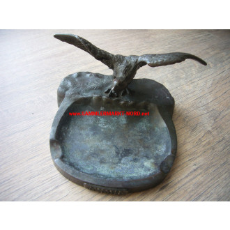 Souvenir from Warsaw (Poland) - ashtray with eagle