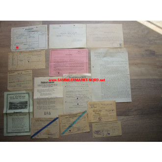 Convolute of various Wehrmacht documents
