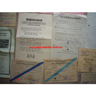 Konvolut diverse Wehrmacht Dokumente