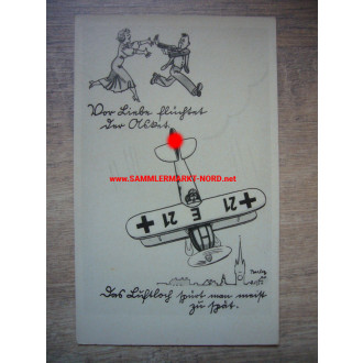 Luftwaffe - ...das Luftloch spürt man meist zu spät - Postkarte