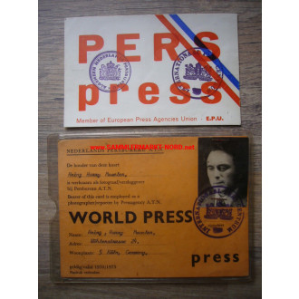 Netherlands - Nederlands Persbureau - Press ID card