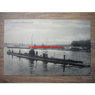 Kaiserliche Marine - Unterseeboot -Postkarte