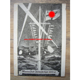 Marine Flak Abschnitt Sylt 1939/40 - Postkarte
