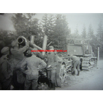 3 x photo Russia - Russian artillery tractors