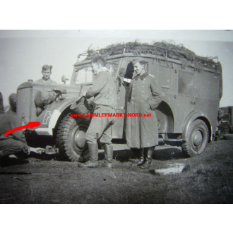 Wehrmacht Fahrzeug mit taktischen Zeichen