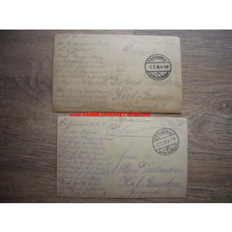 2 x postcard General von Morgen & Generaloberst von Woyrsch