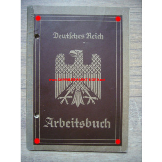 German Reich work book - Reich Chamber of Culture Berlin