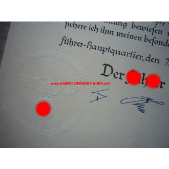 SS-Oberführer & State Secretary WERNER ZSCHINTZSCH - Autograph