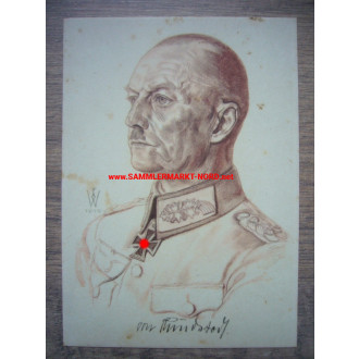 Willrich Postkarte - Generalfeldmarschall Gerd von Rundstedt