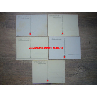 5 x postcard VdA - Willrich etc. - German blood nobility