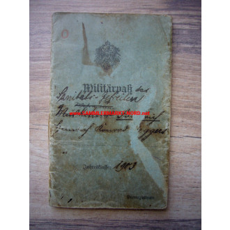 Military passport - 1. Hanoverian Infantry Regiment No. 74