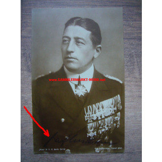 Kaiserliche Marine - FELIX GRAF VON LUCKNER - Autograph