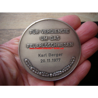 For services to firefighting - a gift from the city of Fürstenfeldbruck