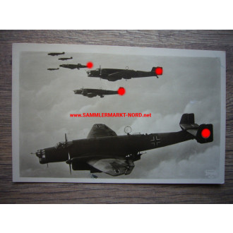 Postcard Luftwaffe - Bomber aircraft Junker Ju 86 K