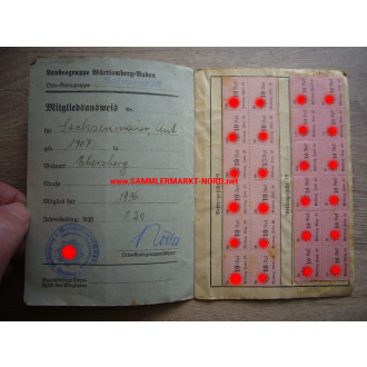 RLB Reichsluftschutzbund - Mitgliedsausweis
