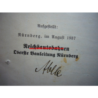 RAB Reichsautobahn - Supreme Construction Management Nuremberg - Documents