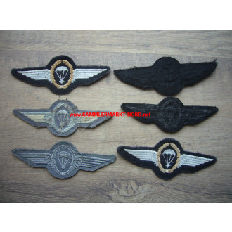 Bundeswehr - collection of parachutist badges