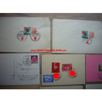 Konvolut - diverse Briefe und Postkarten mit Sonderstempeln