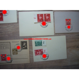 Konvolut - diverse Briefe und Postkarten mit Sonderstempeln