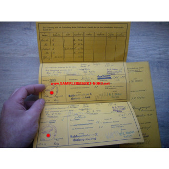 Reich Office for Rubber and Asbestos - 2 x tire card