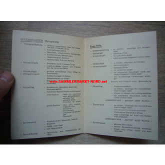 Bundeswehr - Leaflet on the prevention of heat damage 1985