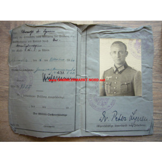 Urkundengruppe - 94. Infanterie Division (Stalingrad) - Divisionsarzt Dr. PETER LYNEN