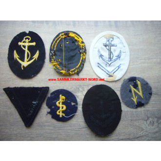 Kriegsmarine - Convolute of various sleeve badges