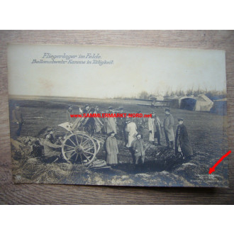 Sanke Postkarte - Ballonabwehr Kanone in Tätigkeit
