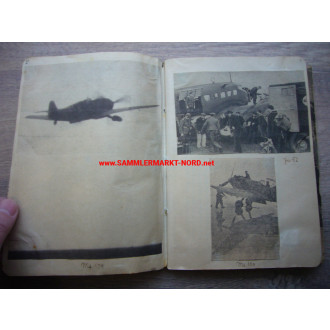 Luftwaffe - Heft mit Sammlung von Bildern & Zeitungsartikeln