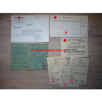 Convolute various documents with swastika stamps - DLV, German Faith Movement etc.